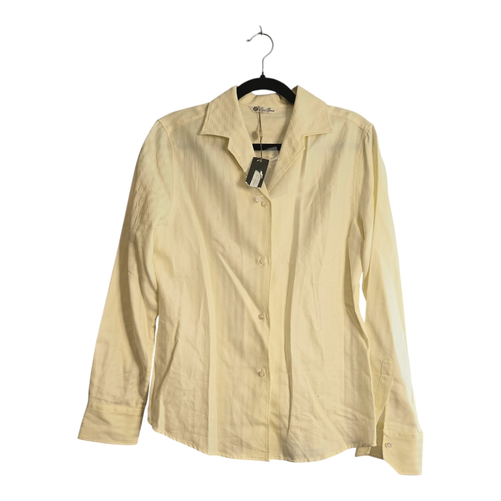 Loro Piana Ivory Herringbone Shirt
